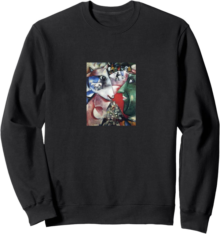 Ich und das Dorf Marc Chagall | Pferde Sweatshirt