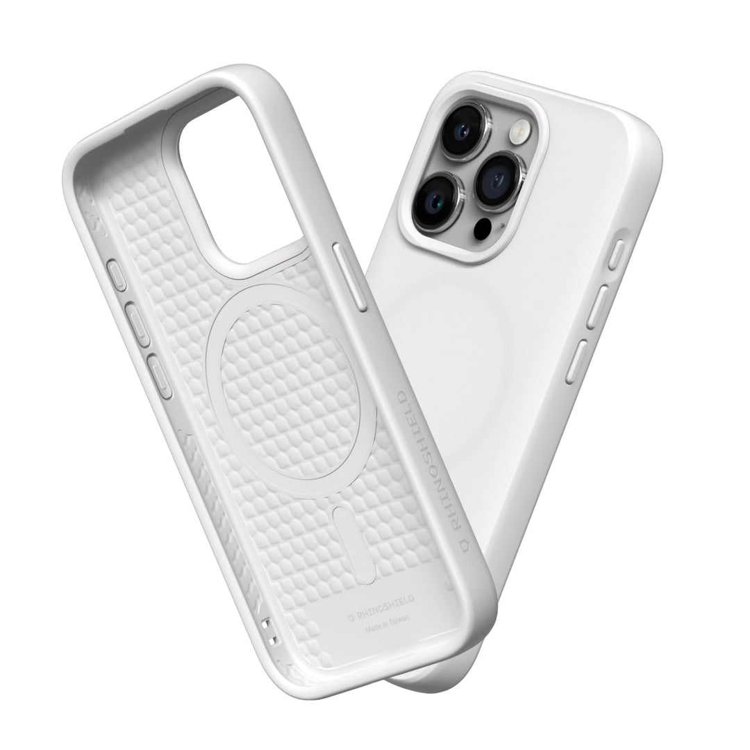 RhinoShield SolidSuit Hülle für MagSafe für iPhone 15 Pro | Starker Magnet, Fallschutz nach Militärs