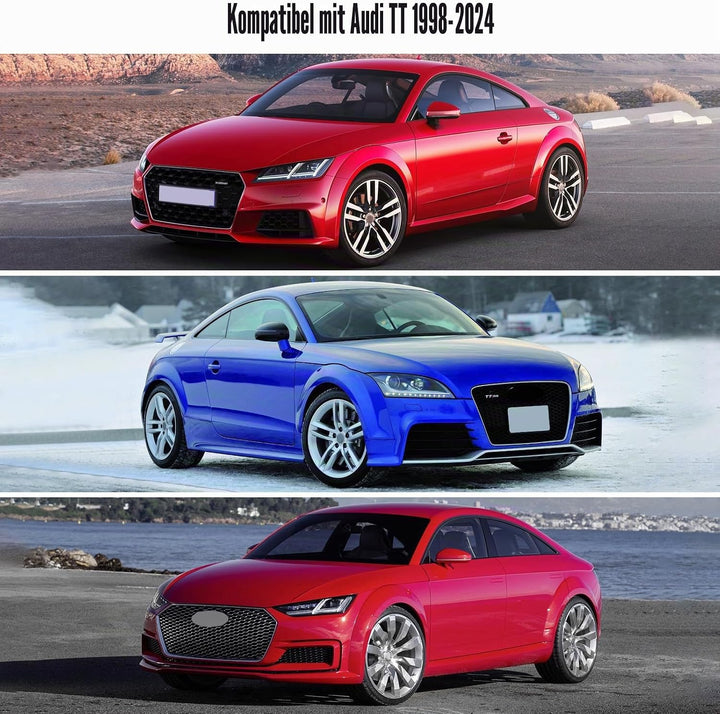 Halbe Autoabdeckung Ersatz für Audi TT 1998-2024, Softtop-Dachschutz-Autoabdeckung Wasserdicht, Halb