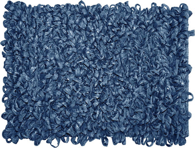 Lashuma Badezimmer Teppich Jeansblau, geeignet für Fussbodenheizung 50x70 cm 50x70 cm Jeansblau, 50x
