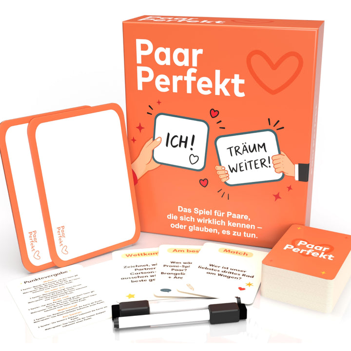 Paar Perfekt – Das lustige Spiel für Paare zu zweit | Findet heraus wie gut Ihr euch kennt | Pärchen