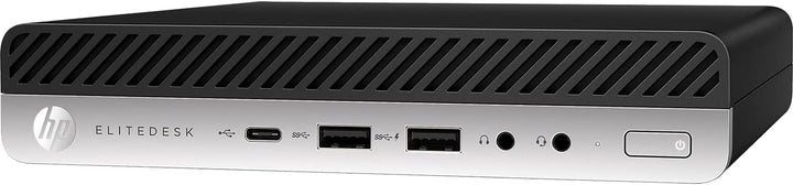 HP EliteDesk 705 G4 Mini PC Desktop, Windows 10 Pro Office 2021 AMD Ryzen 5 Pro 2400GE 3.20 GHz, RAM