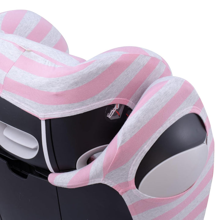 JYOKO Kids Bezug für Autositz Kompatibel mit Cybex Solution M und Pallas B - Fix (PINK Island), PINK