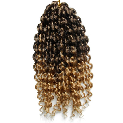 5 Packs Passion Twist Crochet Braid Hair 16" Deep Wave Crochet Hair for Women Long Wavy Crochet Synt