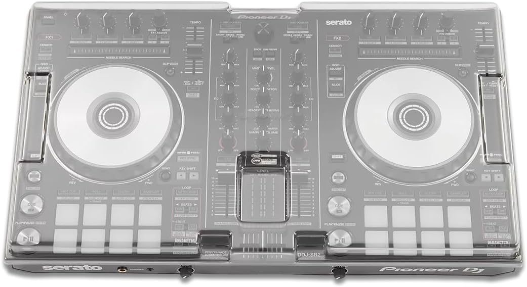 Decksaver ds-pc-ddjsr2ddjrr Pioneer Stossfeste Polycarbonat Schutzhülle durchsichtig