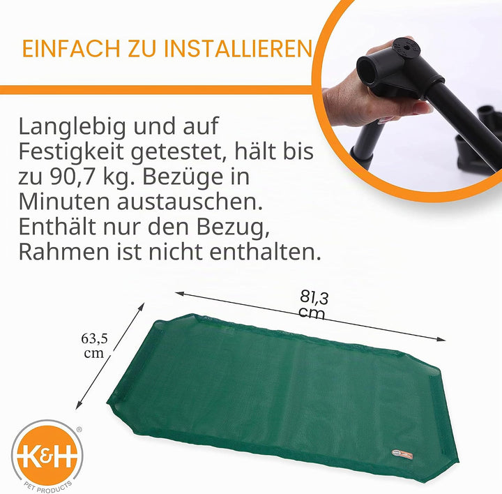 K&amp;H Pet Products Original Ersatzbezug für Haustierbett, für alle Jahreszeiten, Grösse M, 63,5 x 81,3