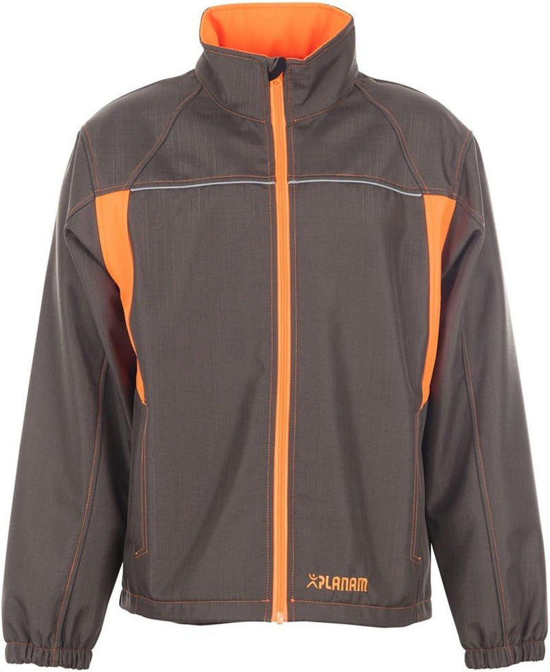 Planam Grösse XS Unisex Basalt Neon Softshelljacke oliv orange Modell 6292 Oliv/Orange XS, Oliv/Oran