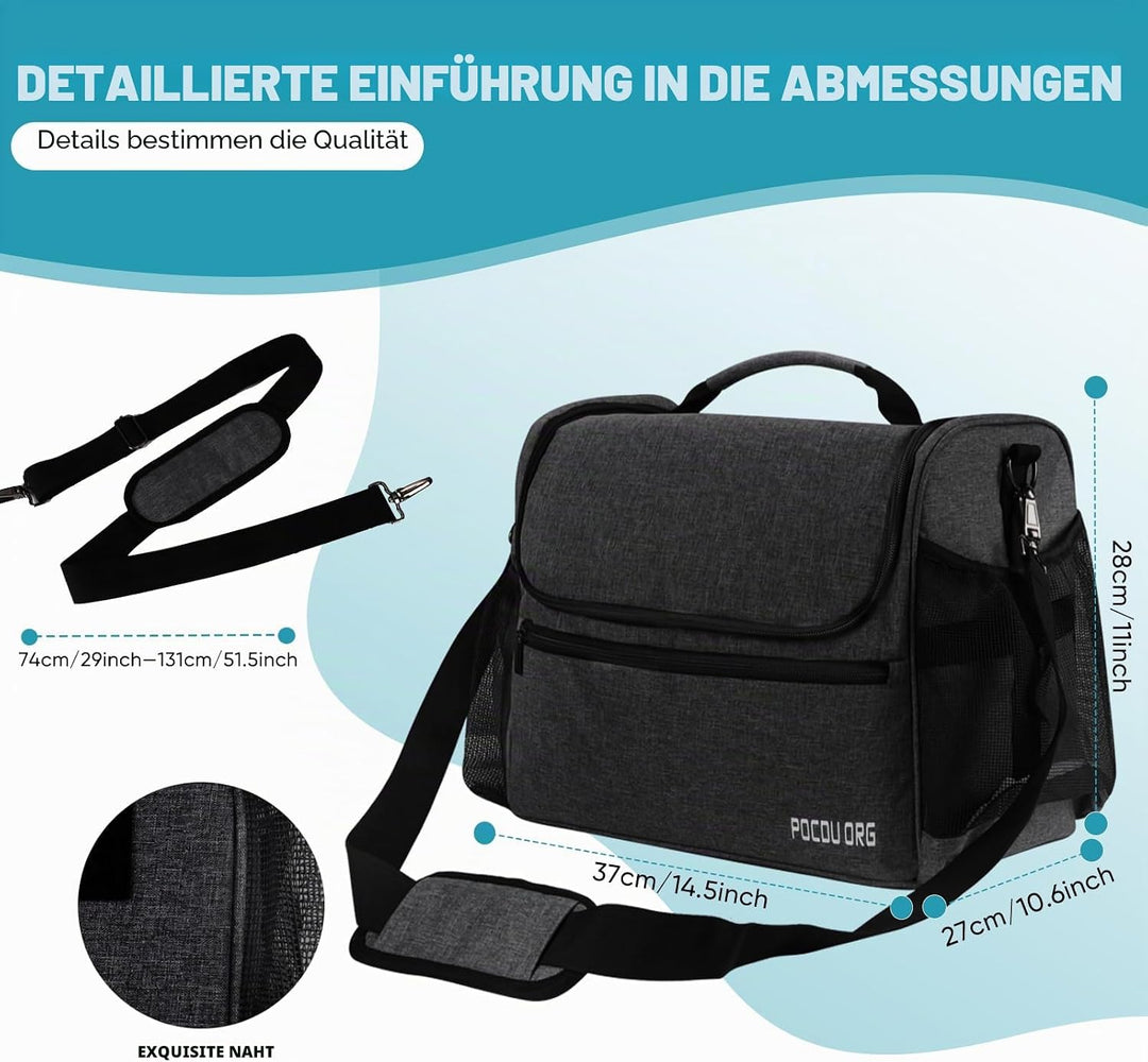 POCDUORG Tragetasche für Haustierpflege-Zubehör, kompatibel mit Oneisall/Neabot Hundepflegesauger, g
