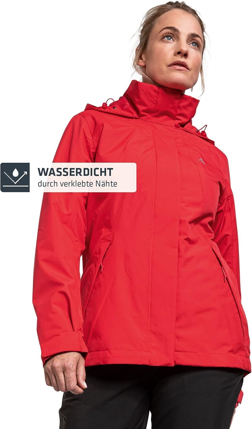 Schöffel Damen 3in1 Jacket Partinello L, wind- und wasserdichte Winterjacke mit separat verwendbarer