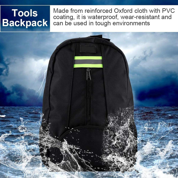 Joyzan Werkzeugtaschen-Rucksack, Oxford-Stoff, langlebig, Techniker, Werkzeugaufbewahrung, Organizer
