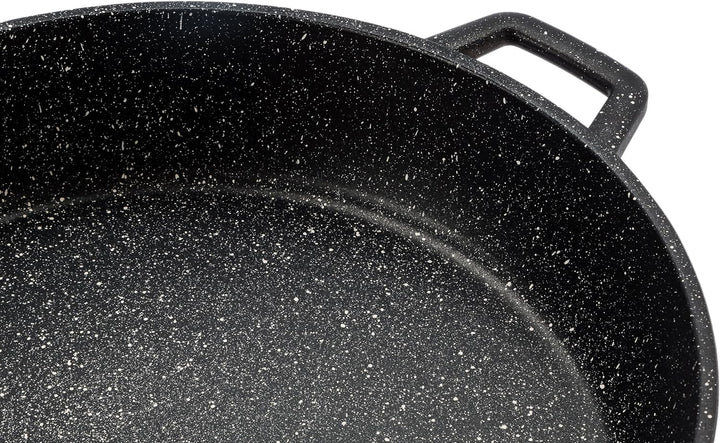 Barazzoni die Kochen besondere Kasserolle Zwei Griffen mit Deckel, Durchmesser 28 cm, Aluminiumguss