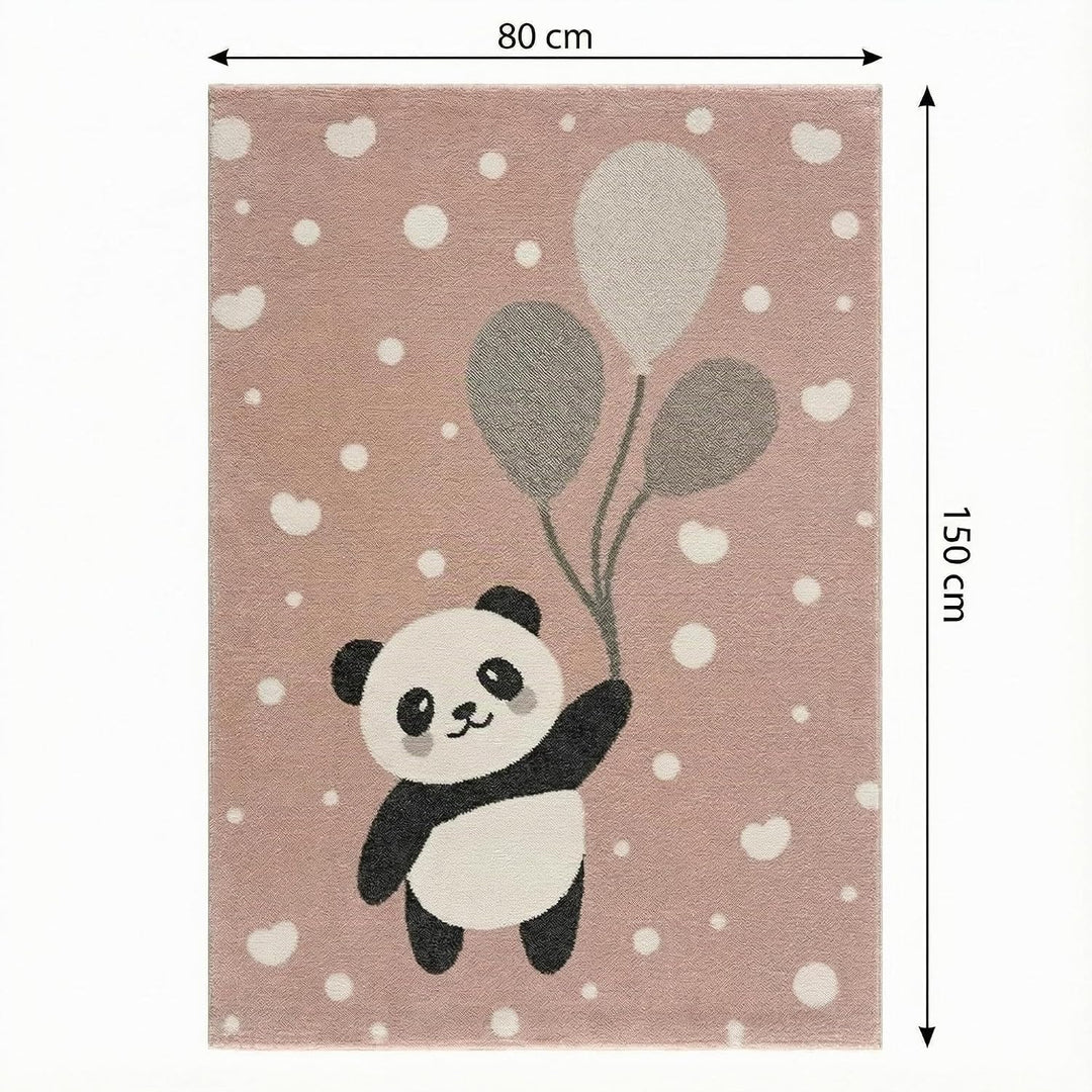 Jimri Teppich Kinderzimmer - Teppiche für Kinderzimmer, Kinderteppich, Kinderteppich Mädchen, Bär, P