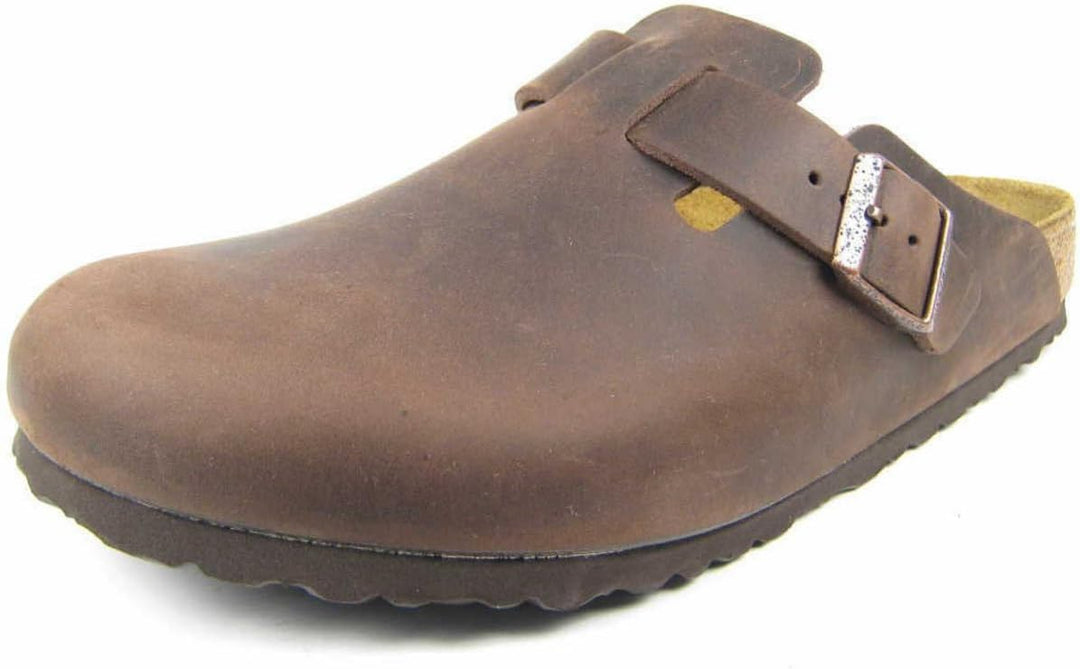 BIRKENSTOCK Unisex Boston Clogs 37 EU Braun Habana, 37 EU Braun Habana