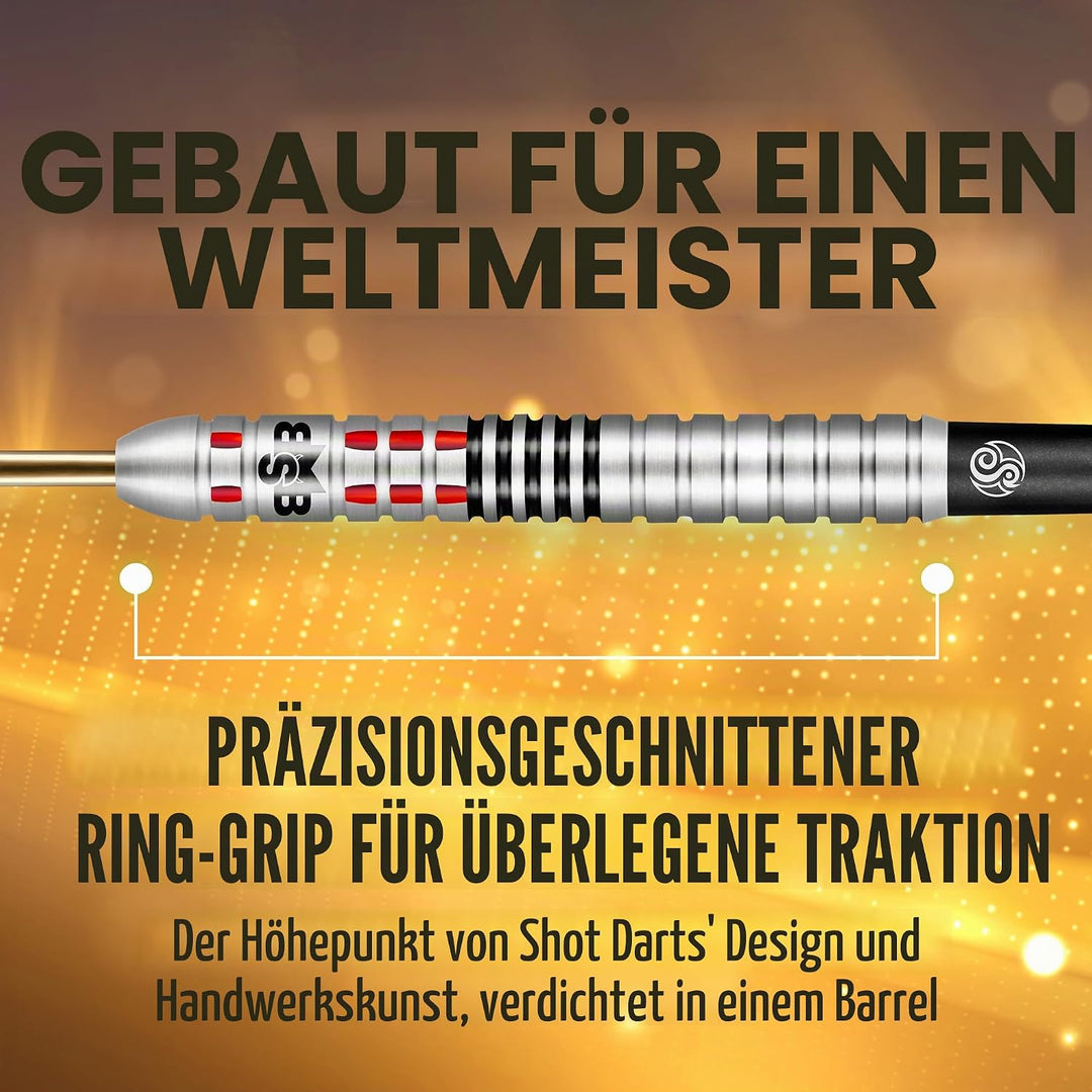 Shot! Steel Darts Michael Smith Bully Boy Achieve Matchdart 90% Tungsten Steeltip Darts Steeldart Ho