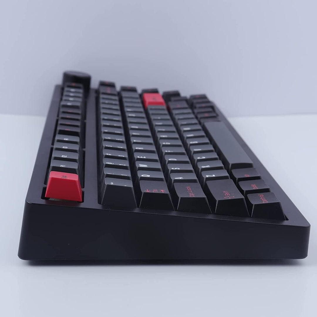 JakeTsai Keycaps, 172 Keys Cherry Profile Double Shot Keycaps Set with 2.75u, 3u, 6.25u and 7u Space