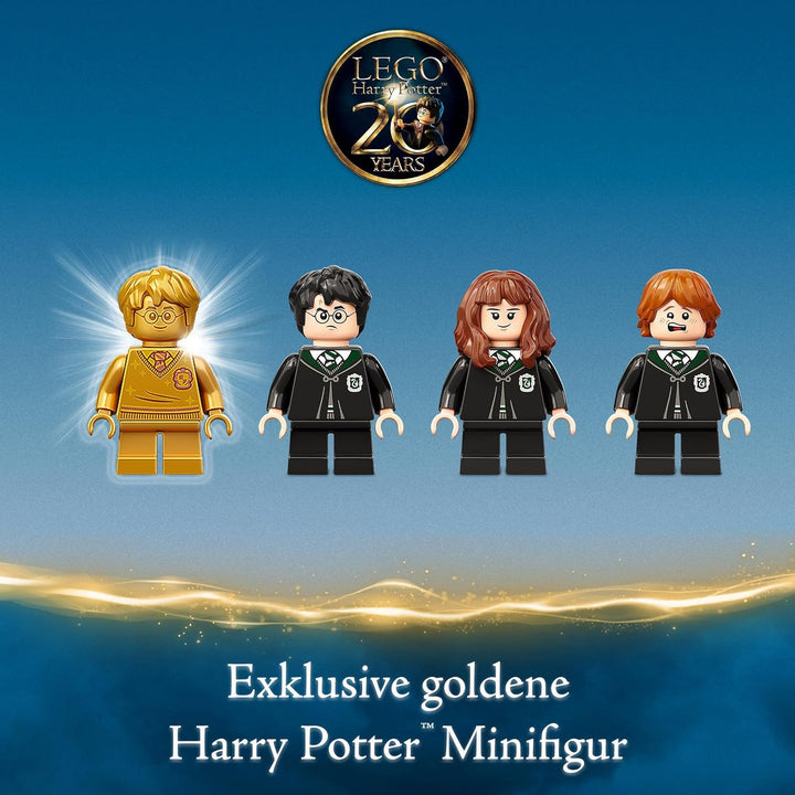 LEGO 76386 Harry Potter Hogwarts: Misslungener Vielsaft-Trank Set zum 20. Jubiläum mit Harry als gol