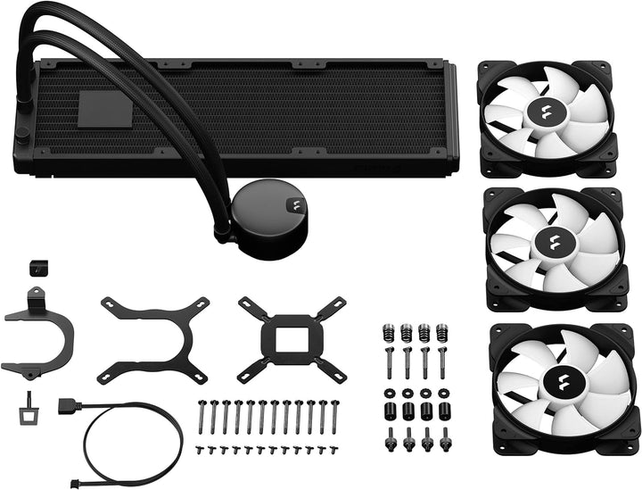 Fractal Design Lumen S36 RGB Aspect 12 RGB x3 AIO CPU Liquid/Water Cooler, S36 RGB