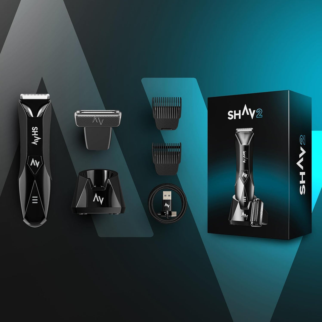 Rasierer herren elektrisch Shav – Bodygroomer & Intimrasierer, Elektrisch, Nass- & Trocken, IPX7 Was