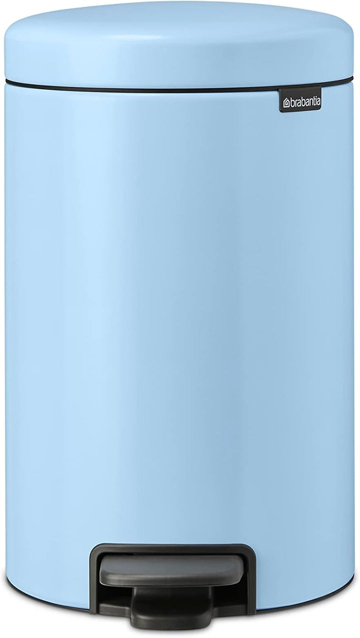 Brabantia - NewIcon Treteimer 12L - Medium Abfalleimer für Küche oder Schlafzimmer - Sanft Schliesse