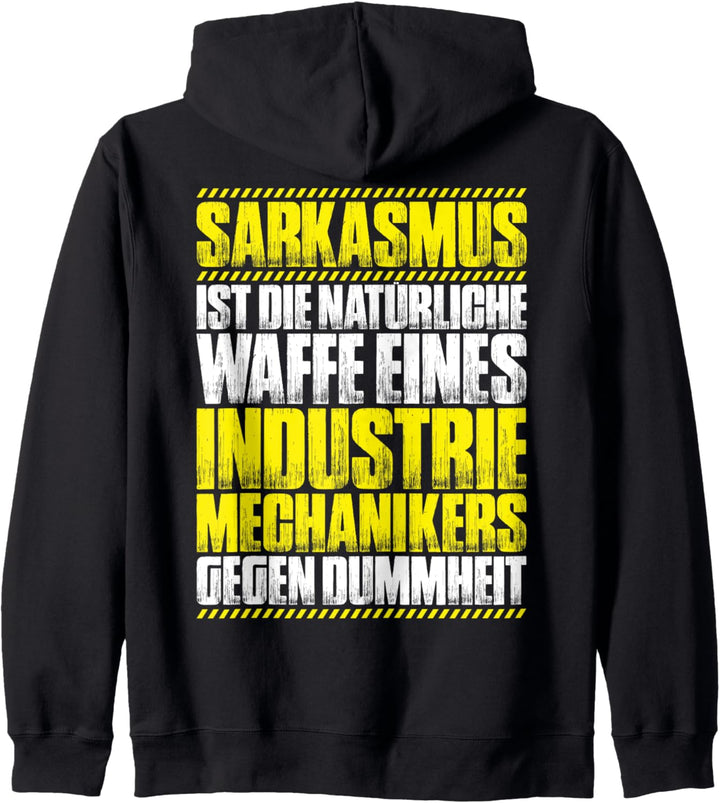 Sarkasmus Industriemechaniker Kapuzenjacke