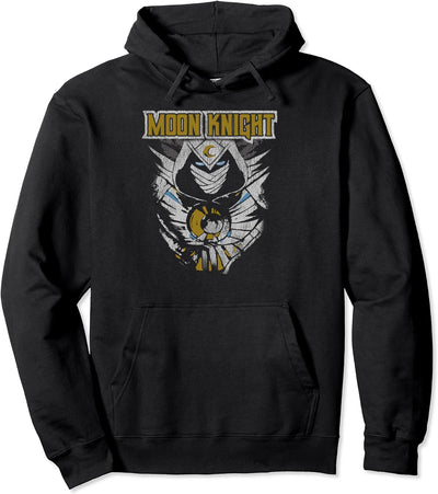 Marvel Moon Knight Distressed Poster Pullover Hoodie