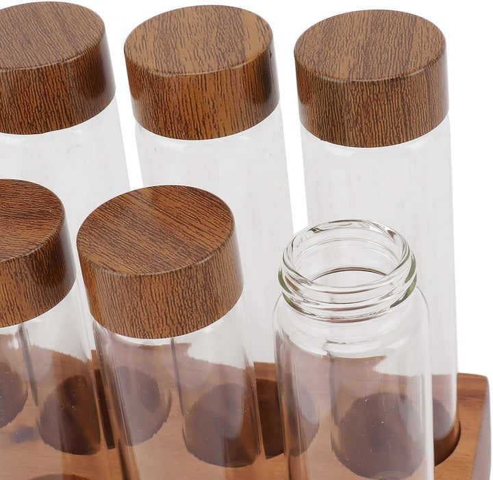 Kaffeebohnen-Aufbewahrungsröhrchen Einzeldosis, 6PCS oder 12PCS Kaffeebohnenkeller, Dosierglasfläsch