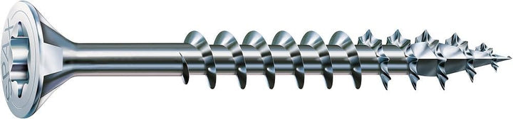 SPAX Universalschraube, 6,0 x 40 mm, 500 Stück, T-STAR plus, Senkkopf, Teilgewinde, 4CUT, WIROX A3J,