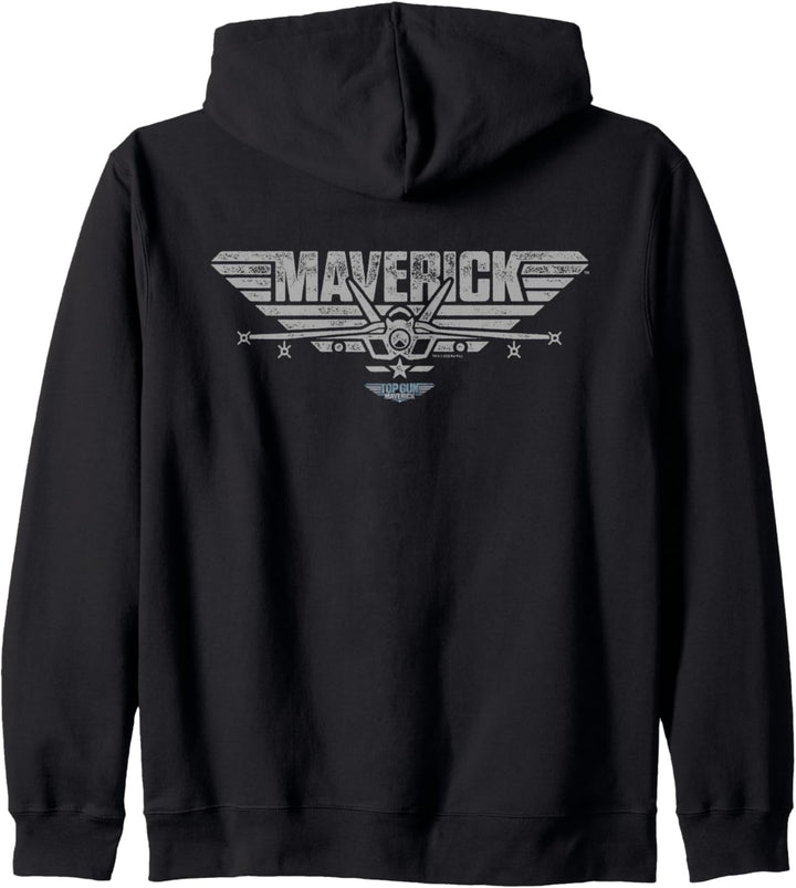 Top Gun Maverick Plane Logo Kapuzenjacke