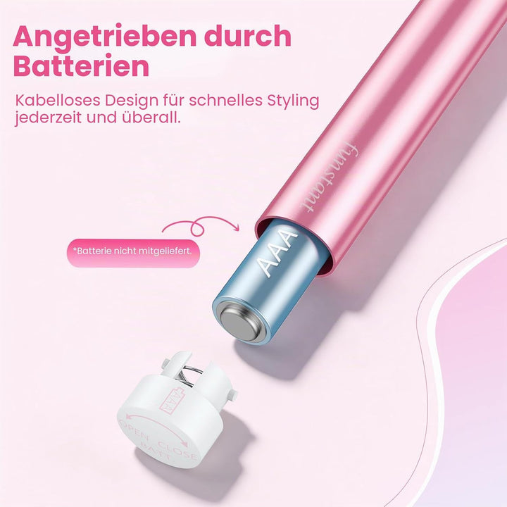 Augenbrauen-Trimmer batteriebetrieben, Präzisions-Augenbrauenrasierer für Damen, Elektrischer Gesich