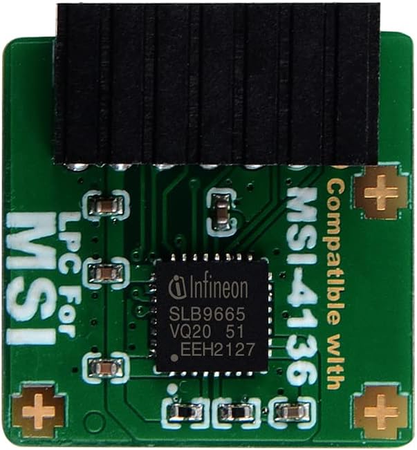 NewHail TPM2.0 Modul TPM LPC 14Pin Modul mit infineon SLB9665 für MSI Motherboard kompatibel mit TPM