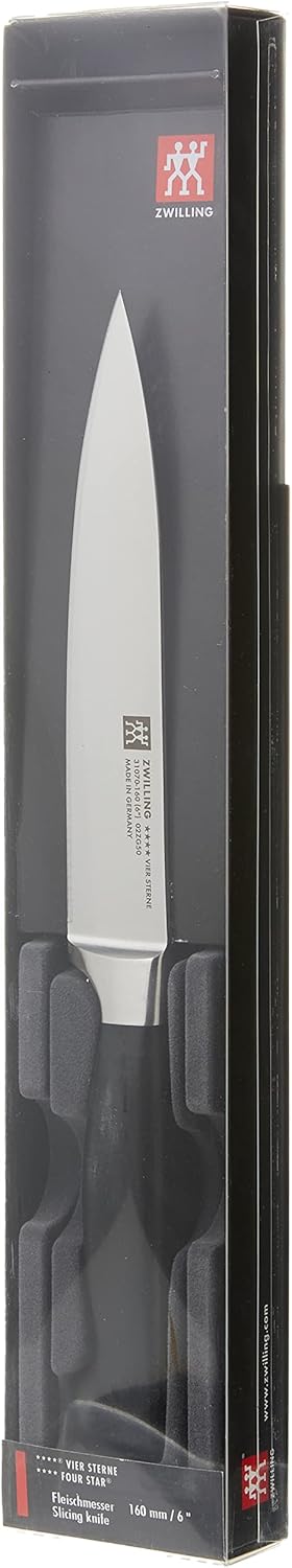 Zwilling 31070-161-0 Vier Sterne Fleischmesser, Rostfreier Spezialstahl, Sonderschmelze, Kunststoff,