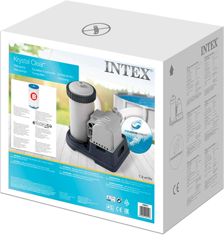 Intex Kartuschenfilter OPTIMO 634T, 9.463 l/h, 360 W, 230V, Anschluss: Ø 38 mm mit Verschraubung 2""
