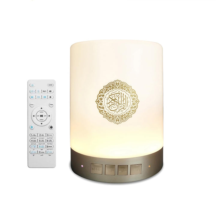 Al salama Quran Lautsprecher Lampe, Tragbare LED Bluetooth Touch Nachtlicht mit Fernbedienung &APP,