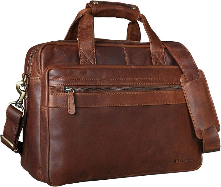 STILORD 'Adventure' Lehrertasche Herren Damen Aktentasche Office Büro Schulter- oder Umhängetasche B
