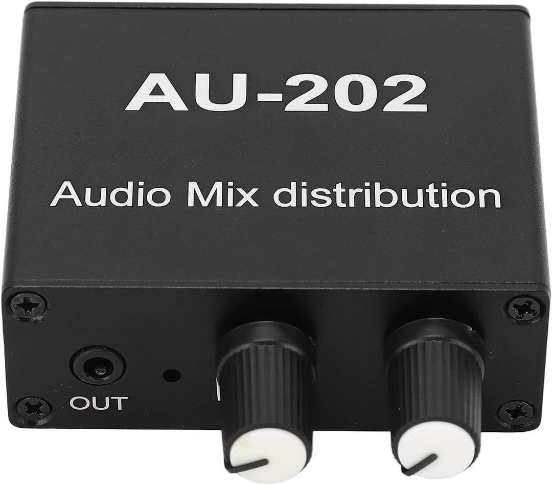 Stereo-Mixer, Audio-Verteiler für Audio, für Klinkenstecker, Legierung, MP3-Stereo-Splitting-Tool, K