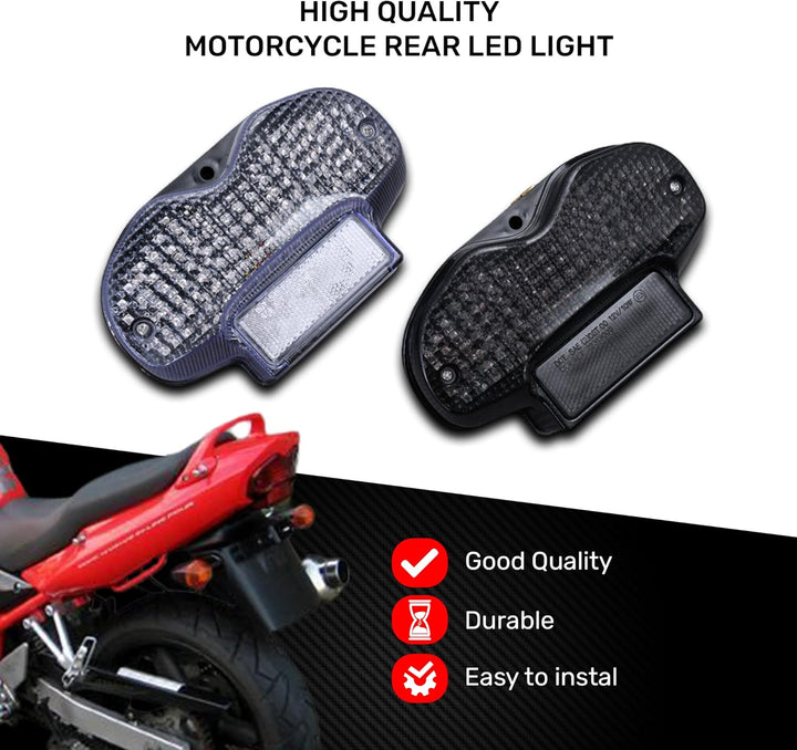 aVDB-moto LED Bremslicht/Rücklicht kompatibel mit SUZUKI BANDIT 600 GSF 2000-2005 Plug & Play mit in