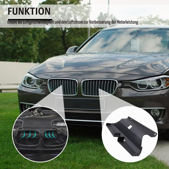 JESTOP Lufteinlass-Schaufel, 2PCS Dynamische Kaltluftansaugsysteme für BMW 323i 325i 328i 330i M52 M