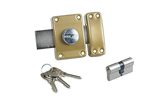 BRICARD 1971 Riegel 1952 mit 1 Zylinder 15741 sich 2 Stück 1 Verriegelung 1952, 1 Verriegelung 1952