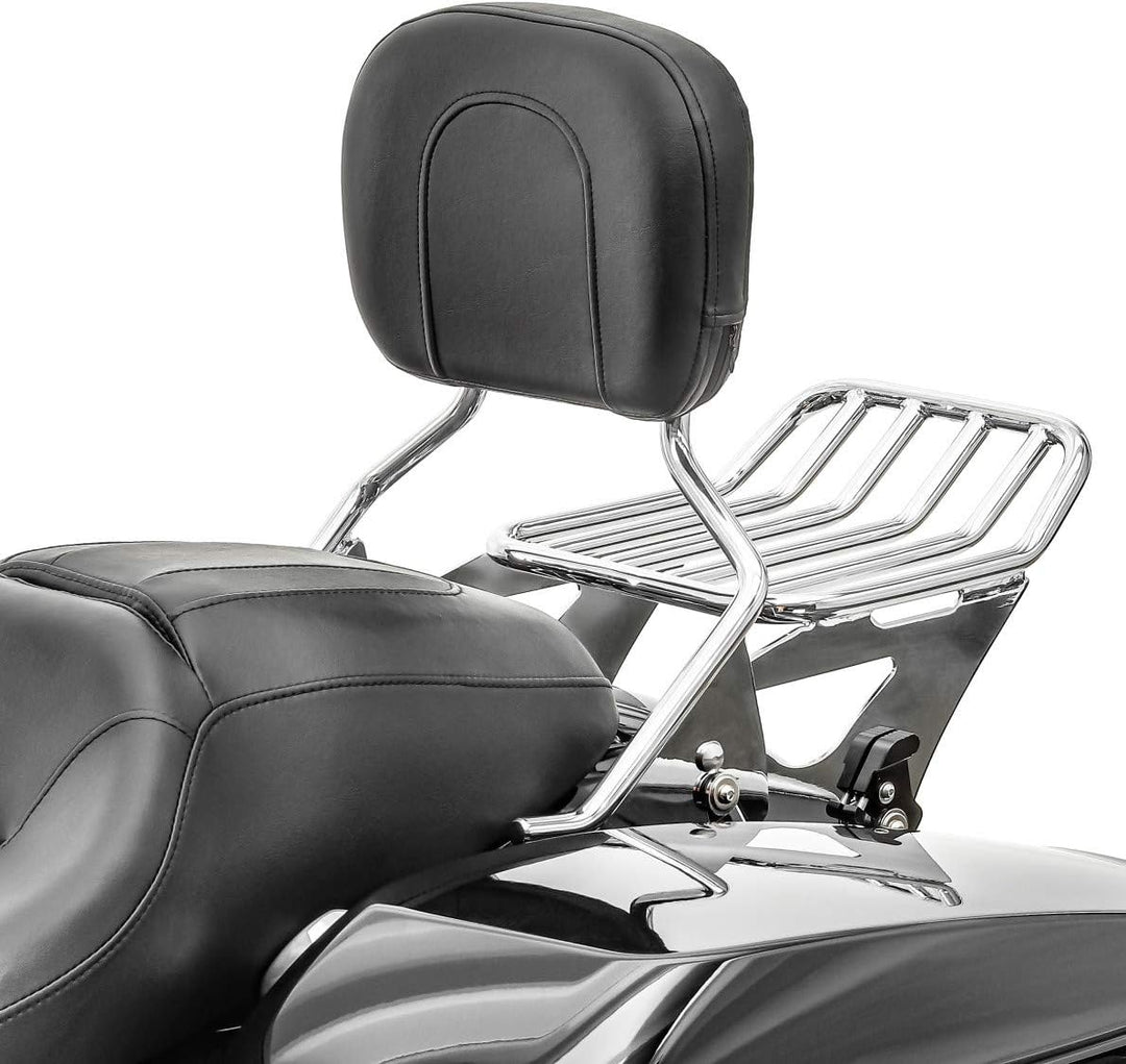 Sissybar + Gepäckträger W1 für Harley Davidson Street Glide Special 15-19 chrom