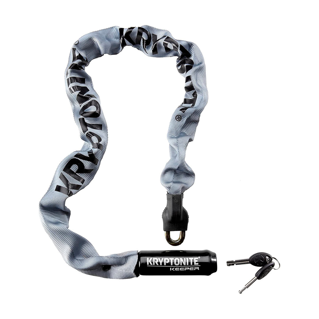 Kryptonite Keeper 785 Sicherheitsschloss mit Kette, Grau, 33.5" (85 cm) x 7 mm., Grau
