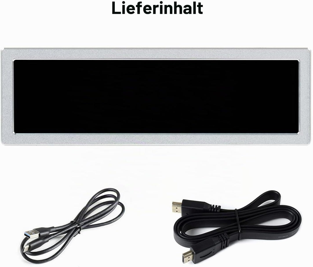 Waveshare 8.8inch IPS Side Control Panel, 480×1920 Resolution HDMI Display Monitor, HiFi Speaker, No