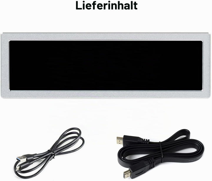 Waveshare 8.8inch IPS Side Control Panel, 480×1920 Resolution HDMI Display Monitor, HiFi Speaker, No