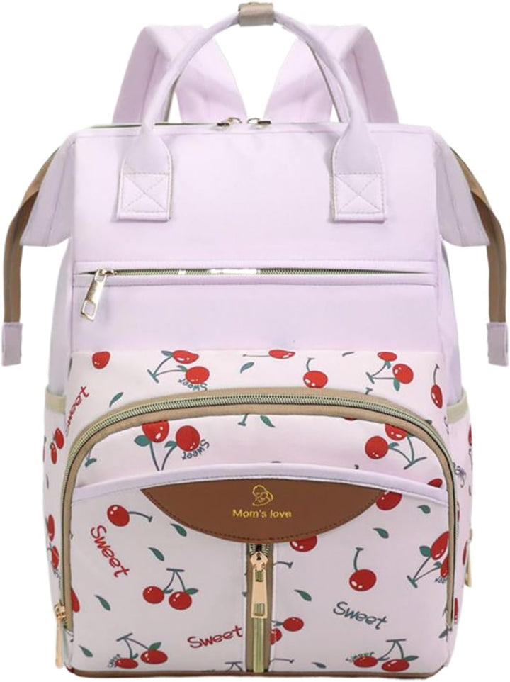 Generisch Wickelrucksack - Wickeltasche Mit Isoliertem Flaschenfach | Reise Baby Tasche Mit Wickelun