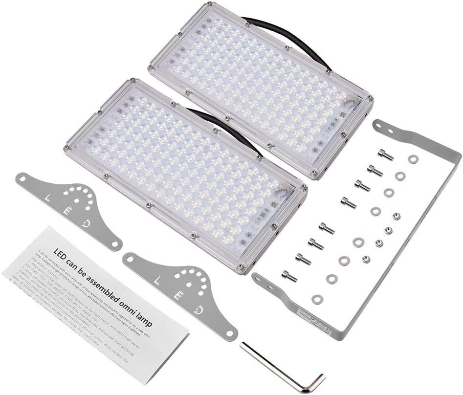 Sararoom 2 Stück LED Strahler Aussen 200W 20000LM Superhell LED Fluter IP65 Wasserfest LED Strahler