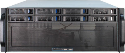 Inter-Tech 88887191 Case IPC Storage 4U-4408, o.PSU, Schwarz, Silber