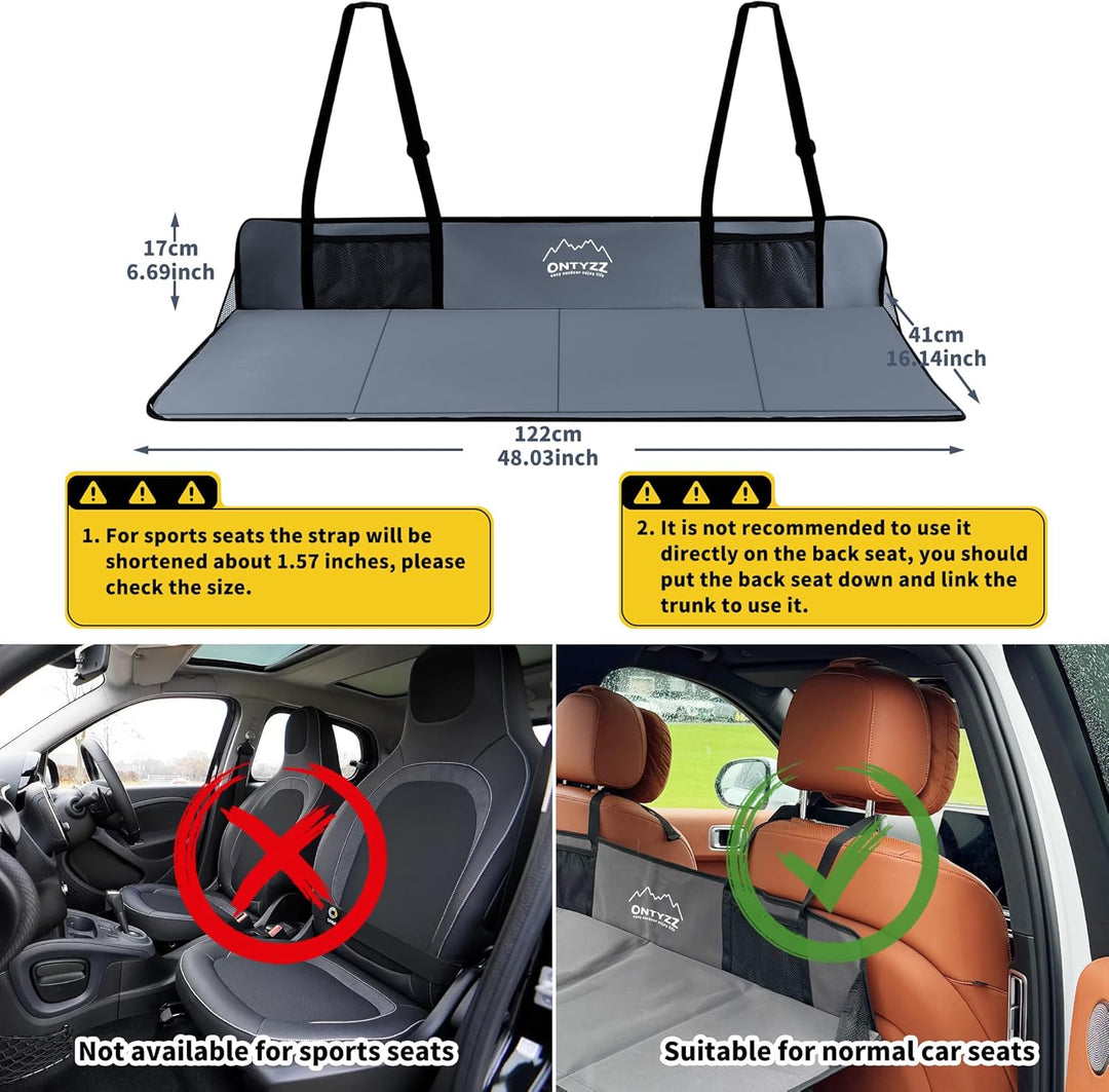 ONTYZZ Auto Matratze SUV Luftmatratze 2 Personen Luftbett für Reisen Camping Isomatte Selbstaufblase