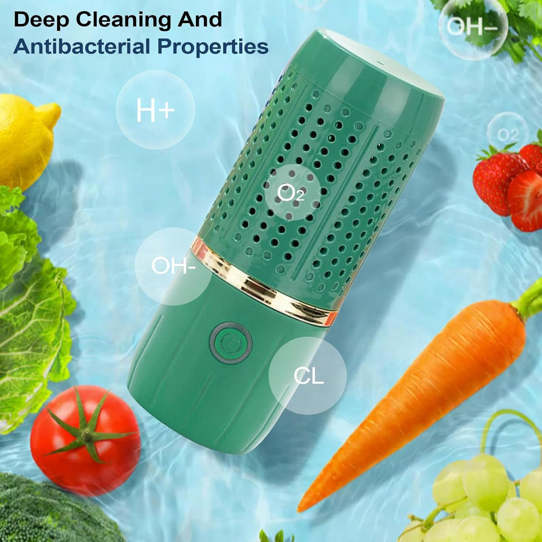 und Gemüsewaschmaschine | USB Wasserdichtes Obstreinigungsgerät - Multifunktionale kabellose Küchenr