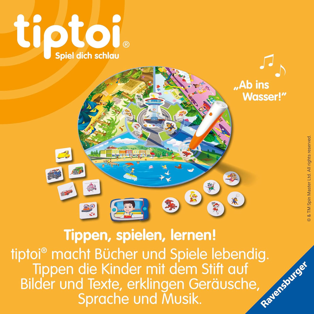 Ravensburger 00202 tiptoi Spiel - PAW Patrol Rettungseinsatz - Lernspiel ab 4 Jahren, lehrreiches Ki