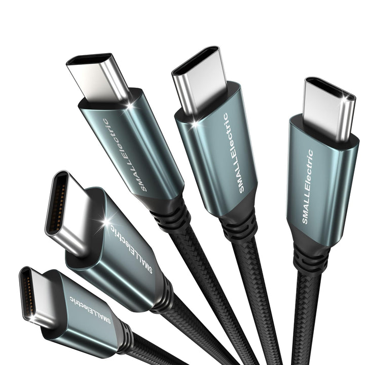 USB C auf USB C Kabel 60 W, 5 Stück, 1.8 m langes Schnellladegerät Typ C auf Typ C Ladekabel für Sam