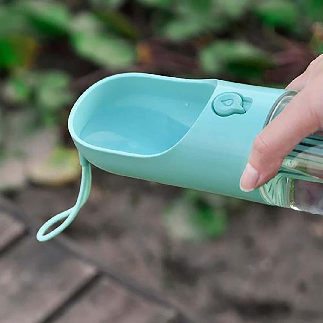 PETKIT P008 EVERSWEET Hundetrinkflasche für unterwegs, Leckdichte Outdoor Trinkflasche - 400ml Blau,